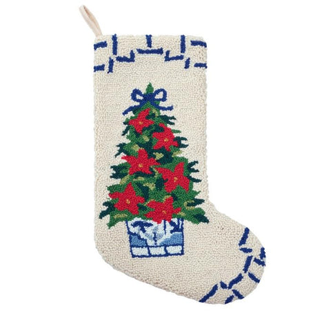 Peking Handicraft Chinoiserie Tree Hook Stocking, 20-Inch, Multicolor