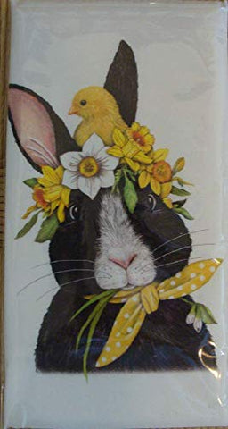 Mary Lake Thompson Flour Sack Towel - Rabbit Flower Crown