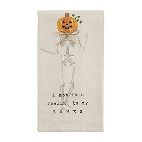 Mud Pie Hand Painted Towel, Got Feelin