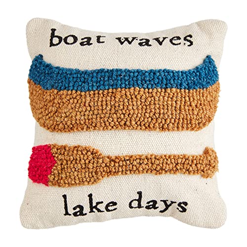 Mud Pie Mini Hook Lake Pillow