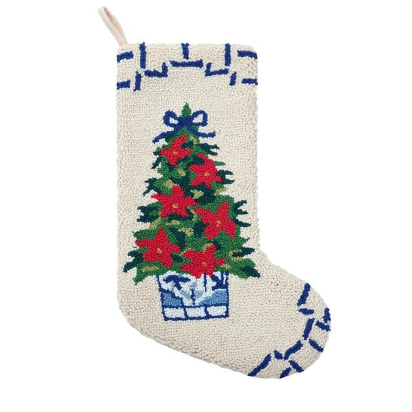 Peking Handicraft Chinoiserie Tree Hook Stocking, 20-Inch, Multicolor