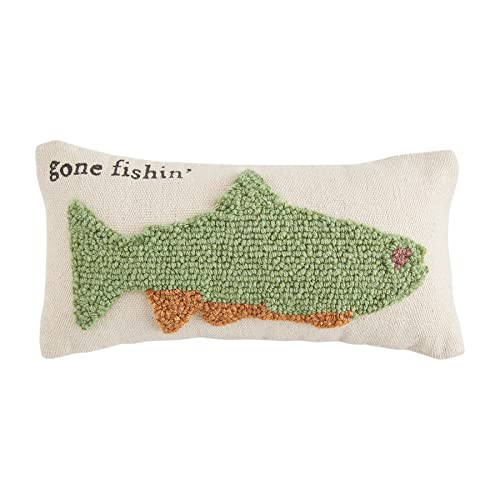 Mud Pie Mini Hook Lake Pillow
