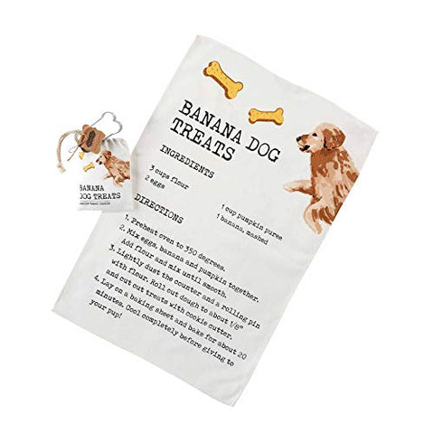 Mud Pie Dog Treat Recipe Towel and Cutter Set