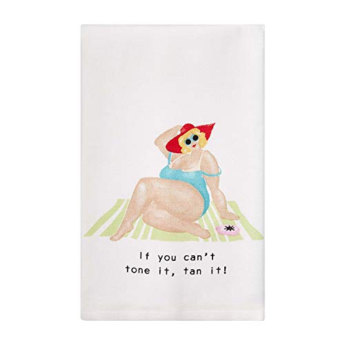 Mud Pie Summer Retro Swimmer Dish Towel - 26" xx 16"