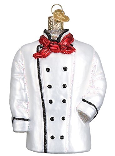 Old World Christmas Glass Blown Chef Coat Ornament