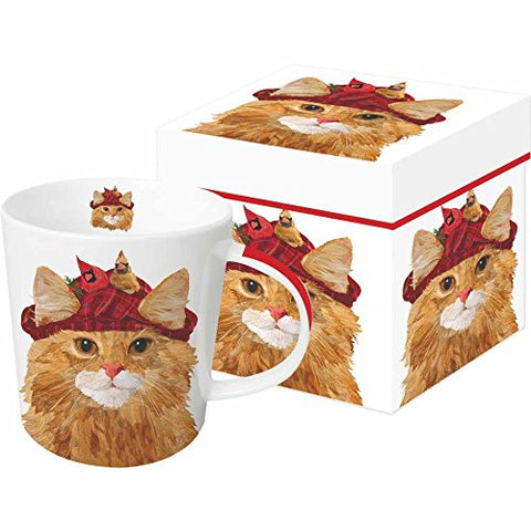 Paperproducts Design 603197 Amanda Gift Boxed Mug, 13.5 oz, Brown