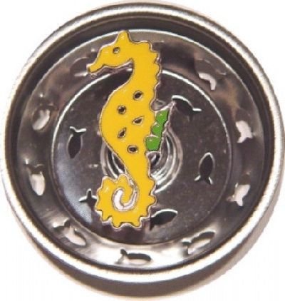 Seahorse Enamel Stainless Steel Sink Strainer