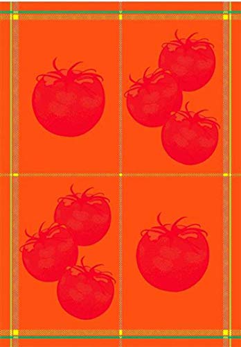 Mierco European Cotton Jacquard Dish Tea Towel 4 Panel Tomatoes