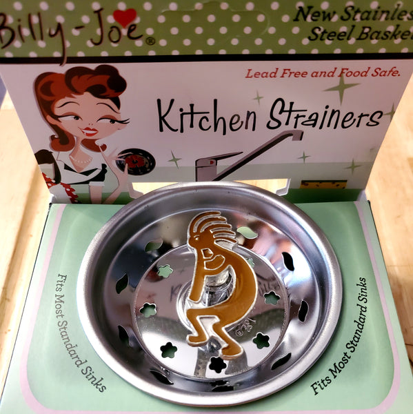Kokopelli Enamel Stainless Steel Sink Strainer