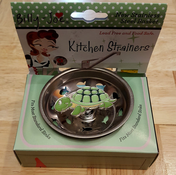 Enamel Box Turtle Stainless Steel Kitchen Sink Strainer