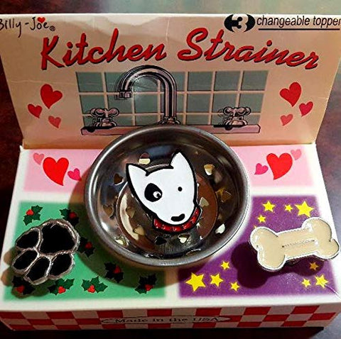 Dog Lover Set Kitchen Enamel Stainless Steel Sink Strainer - 3 ICONS