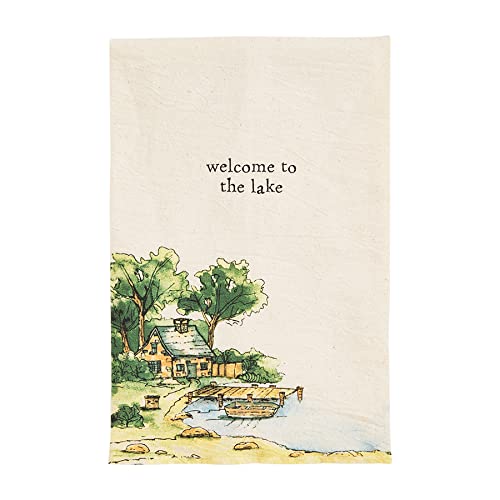 Mud Pie Mud Pie Watercolor Lake Towel - Choice of 4 Patterns
