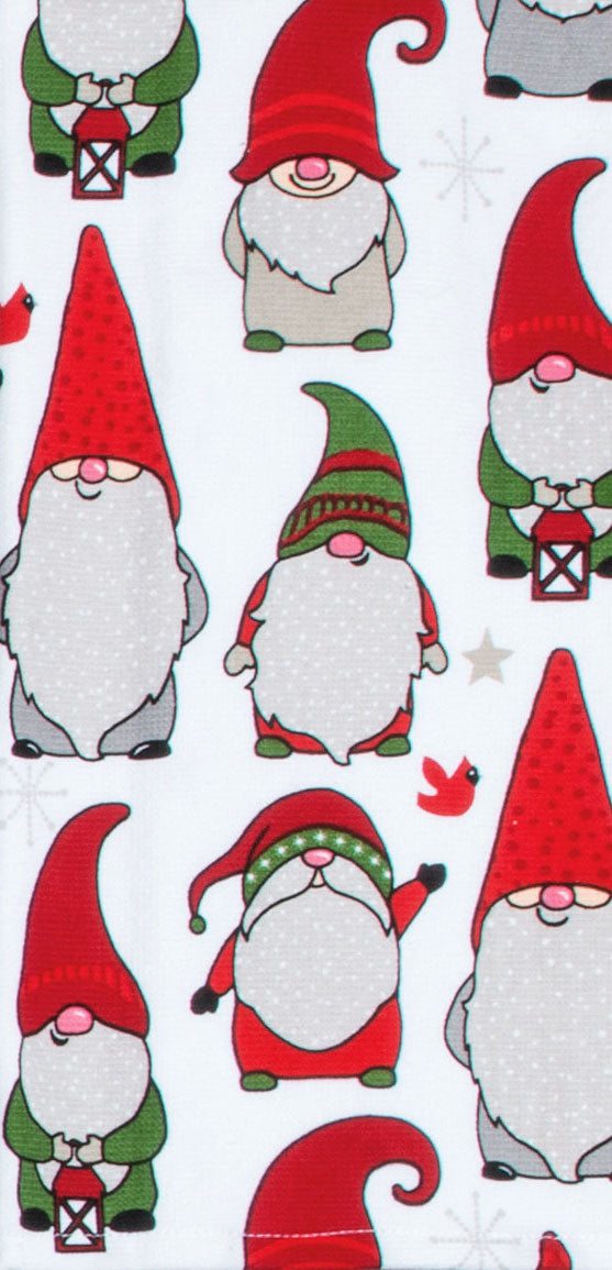 Bright Christmas Gnomes Dual Purpose Kitchen Dish Terry Towel – For the  Love Of Dogs - Shopping for a Cause