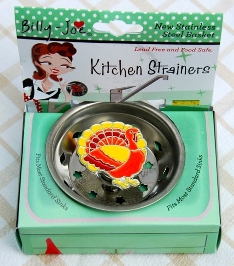 Enamel Tom Turkey Stainless Steel Sink Strainer